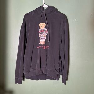 Polo Ralph Lauren Men’s Large Polo Bear Winter Christmas Sweater Bear Hoodie